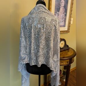 Vintage sequined wrap